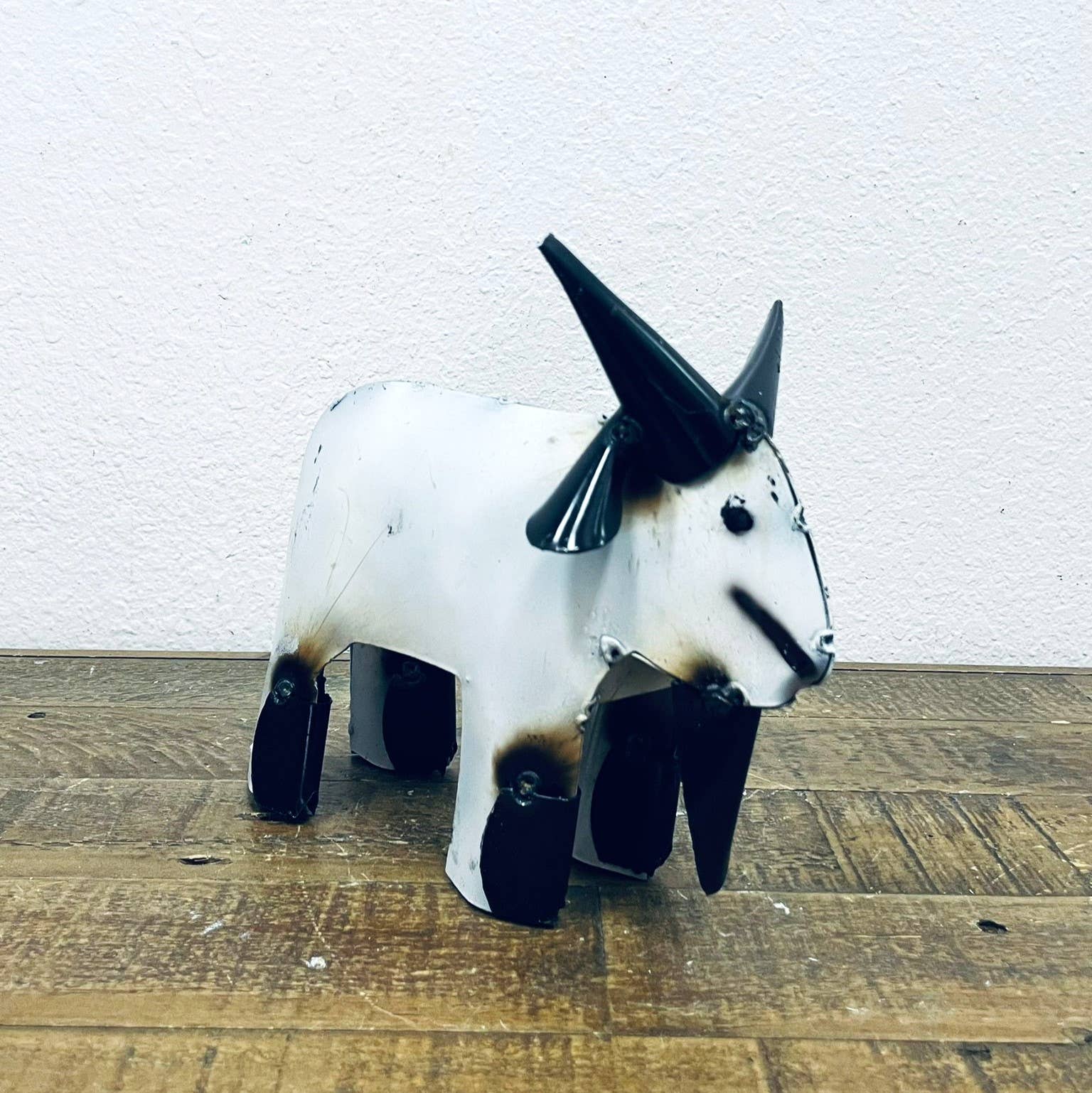 Rustic Farm - Wholesale Outdoor Ornament/Decor - Extra Mini Tin Goat, Metal Yard Art - D-102