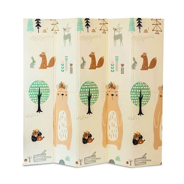 Foldable foam mat for children double-sided 200x180x1cm for wholesale by ACUS MED