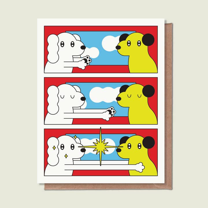 Long Distance Hug Greeting Card for wholesale by Épée Lapin Studio