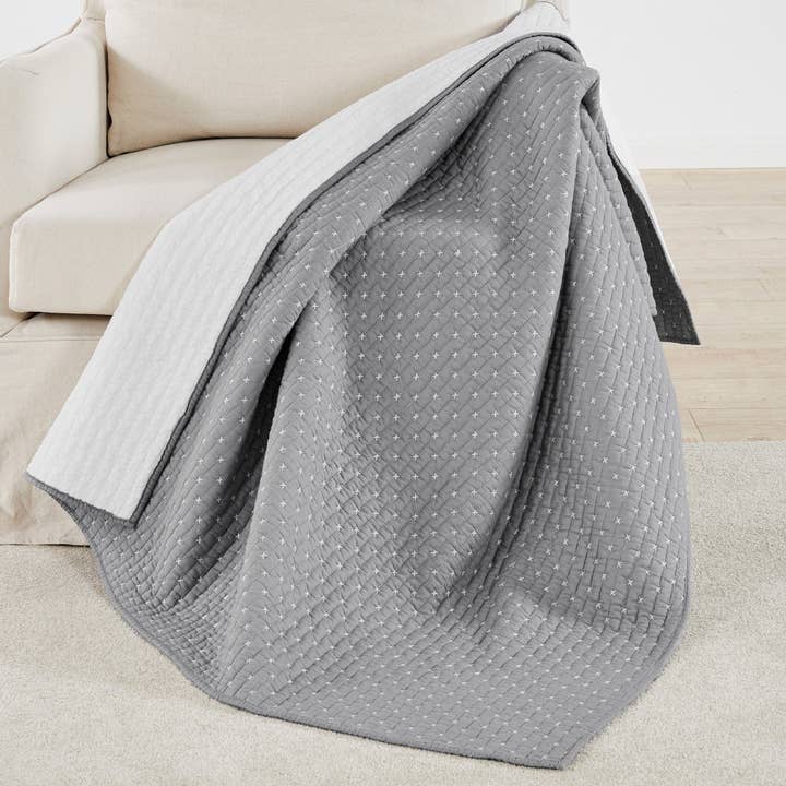 Levtex Home - Wholesale Throw blanket - Cross Stitch Quilted Throw62