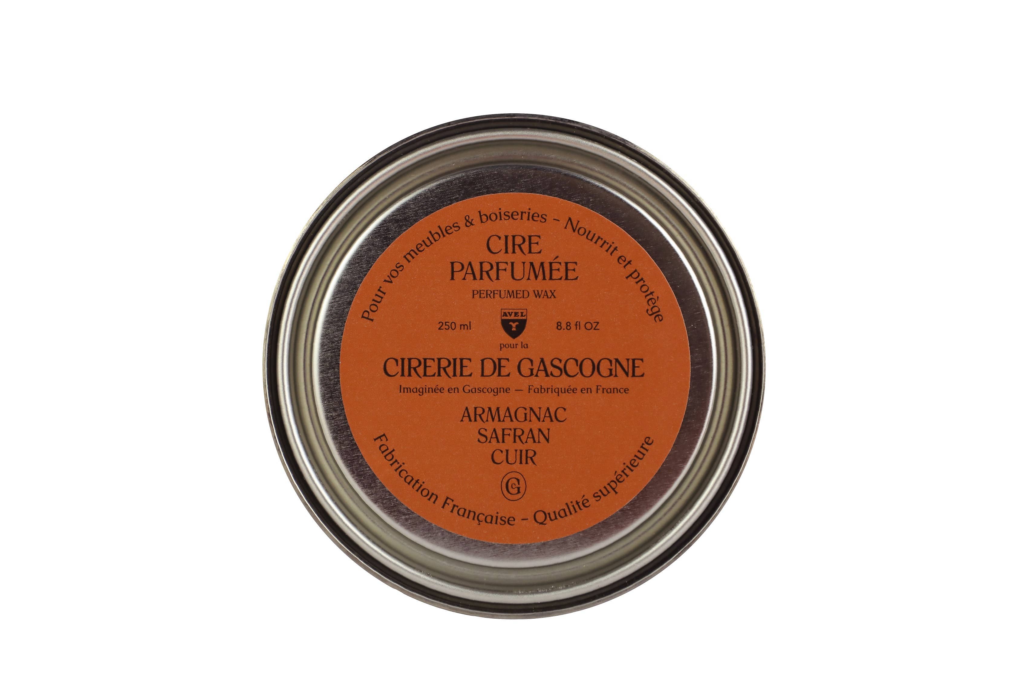 CIRERIE DE GASCOGNE - Wholesale Wax Melt - Cire parfumée Armgnac -safran-cuir pour meubles & boiseries1