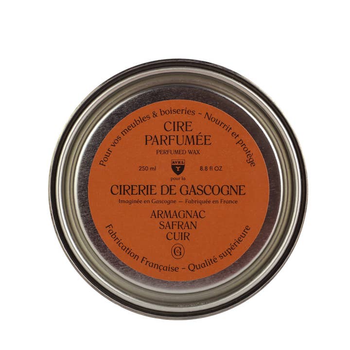 CIRERIE DE GASCOGNE - Wholesale Wax Melt - Cire parfumée Armgnac -safran-cuir pour meubles & boiseries1