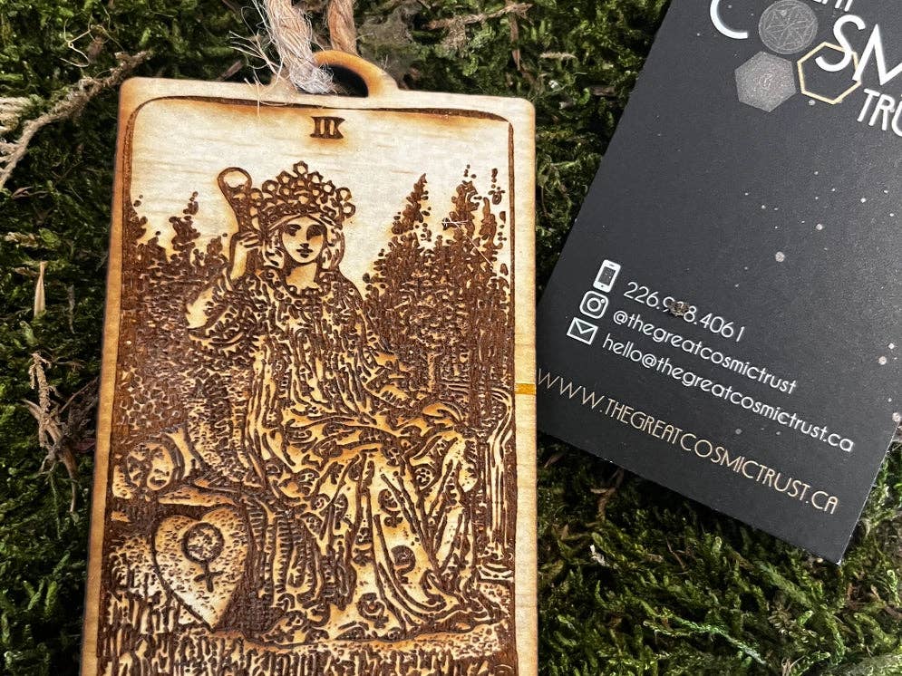 The Chaotic Good (previously The Great Cosmic Trust) - Wholesale Ornament - mini tarot card ornaments {major arcana}1