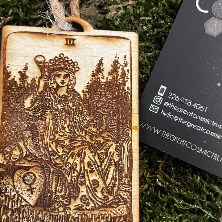 The Chaotic Good (previously The Great Cosmic Trust) - Wholesale Ornament - mini tarot card ornaments {major arcana}1
