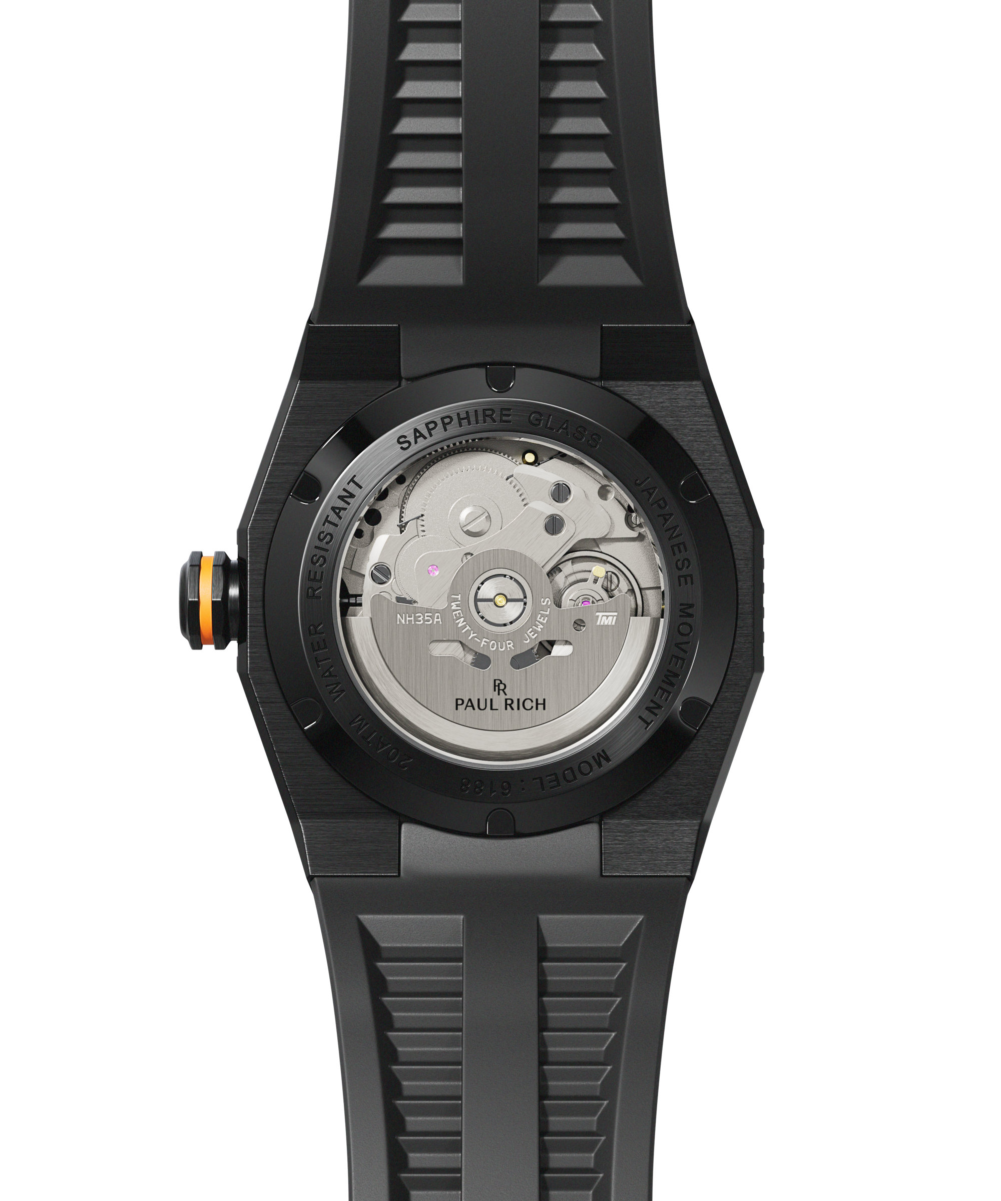 Paul Rich - Wholesale Wrist Watch - Men's - Aquacarbon Pro Shadow Black - Aventurine2