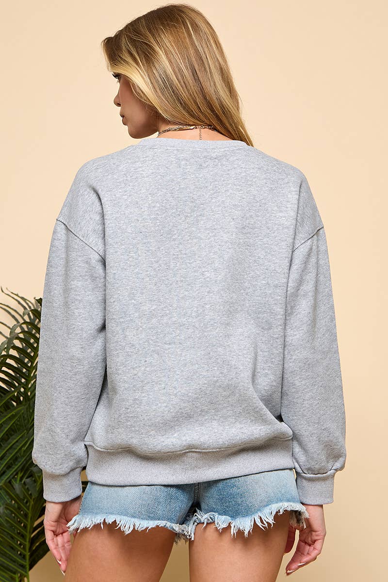 Cezele - Wholesale Sweatshirt - Women's - Patch Bow Sweatshirt8