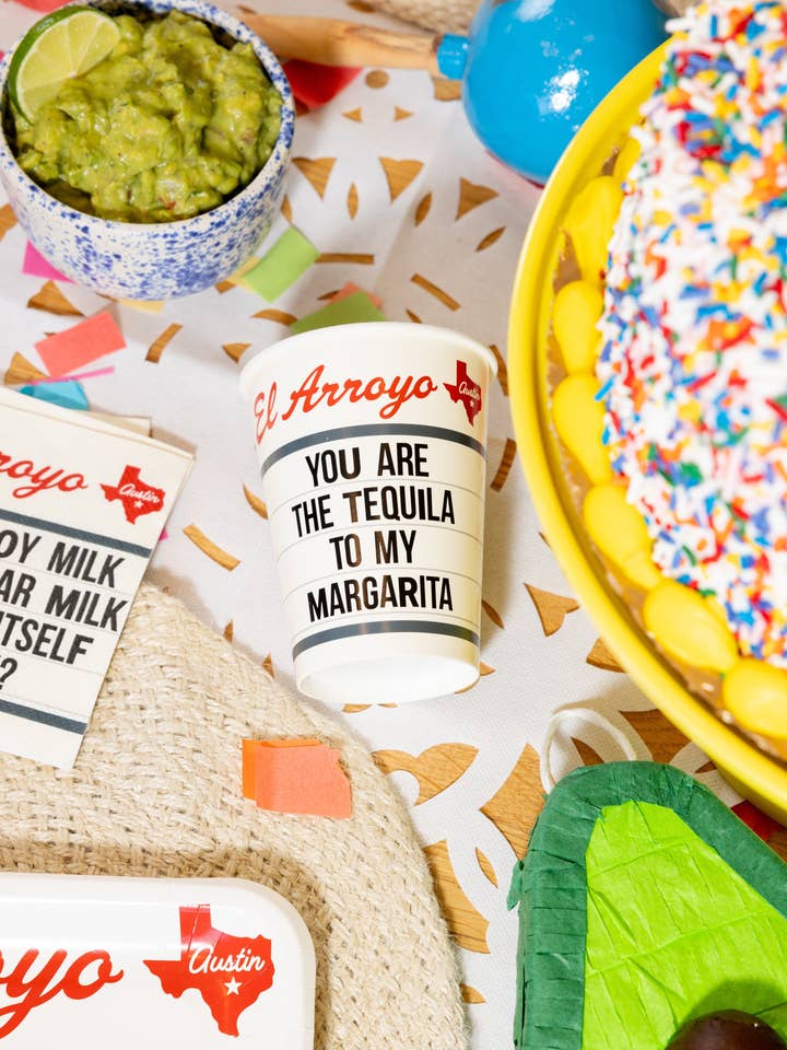 12 oz Party Cups (Pack of 12) - My Margarita for wholesale by El Arroyo