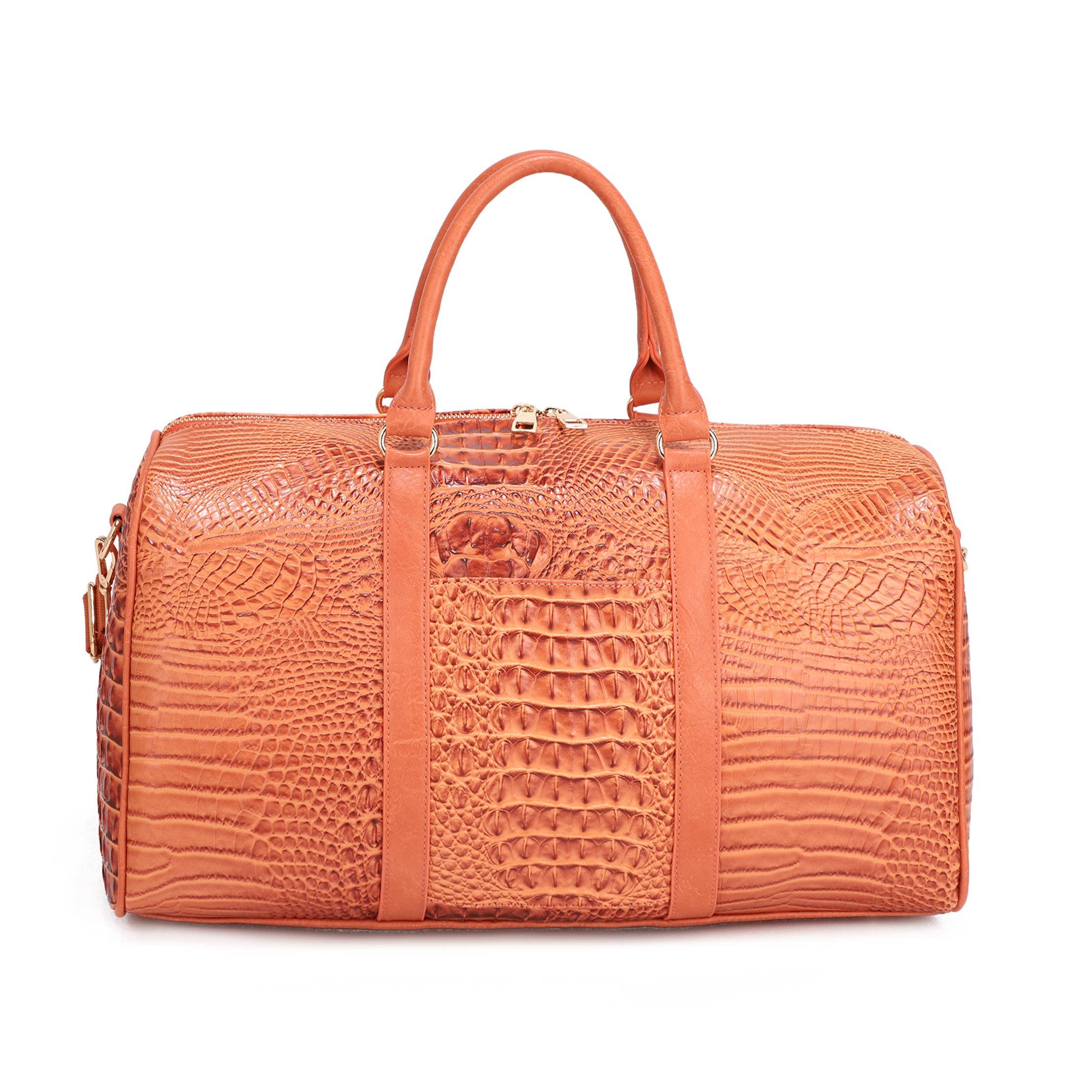 KAYLA+AVA - Wholesale Duffel- en weekendtas - Dames - DUFFLETAS MET TROLLEYMOUW IN KROKOMATERIAAL6