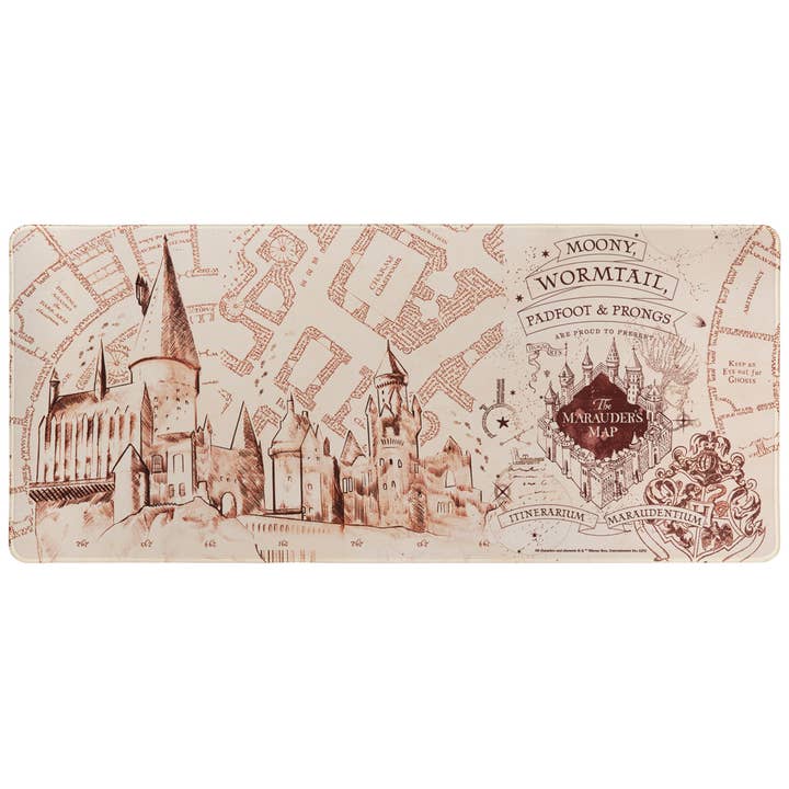 Tapis de bureau Carte du Maraudeur Harry Potter (13,7'' x 31,5'') pour la vente par Conquest Journals