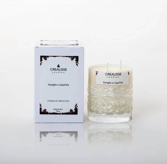 Crealisse Profumi - Wholesale Jar/Filled Candle - Vanilla and Licorice - Vegetable soy wax candle0