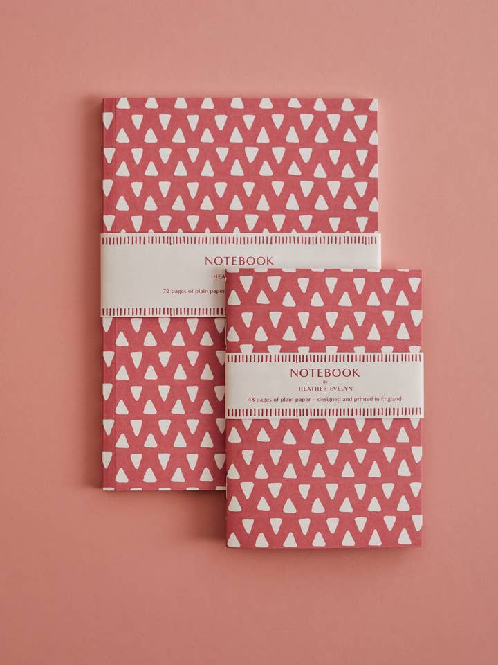 Anteckningsbok Trianglar Rosa för wholesale av Heather Evelyn