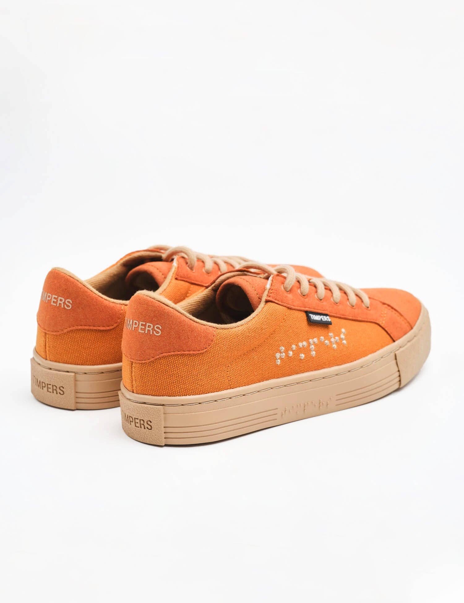 Timpers - Venta al por mayor Zapatillas deportivas - Unisex - Vegan Sneakers – Orange Cotton2