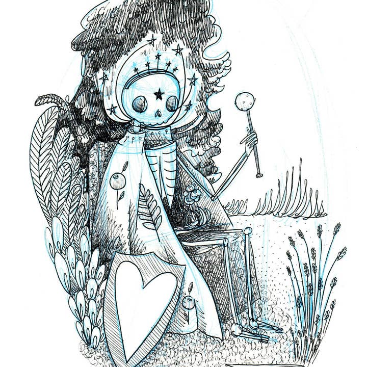 Cat Rocketship - Wholesale Tarot Cards - The Skeleton Tarot Deck3