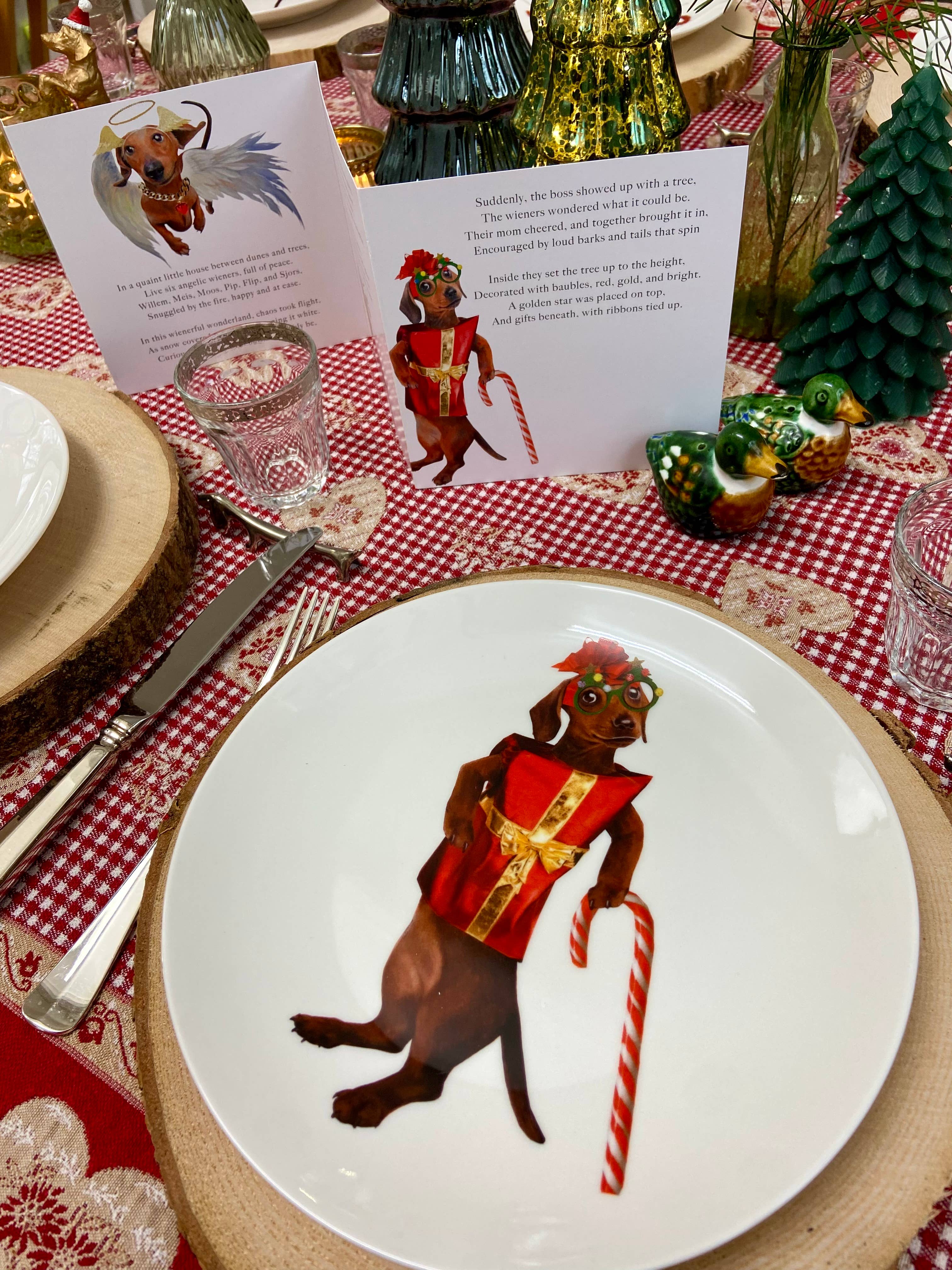 Bordy's – wholesale Tableware set – It's a wienerful Time - Set of 6 Breakfast Plates 28