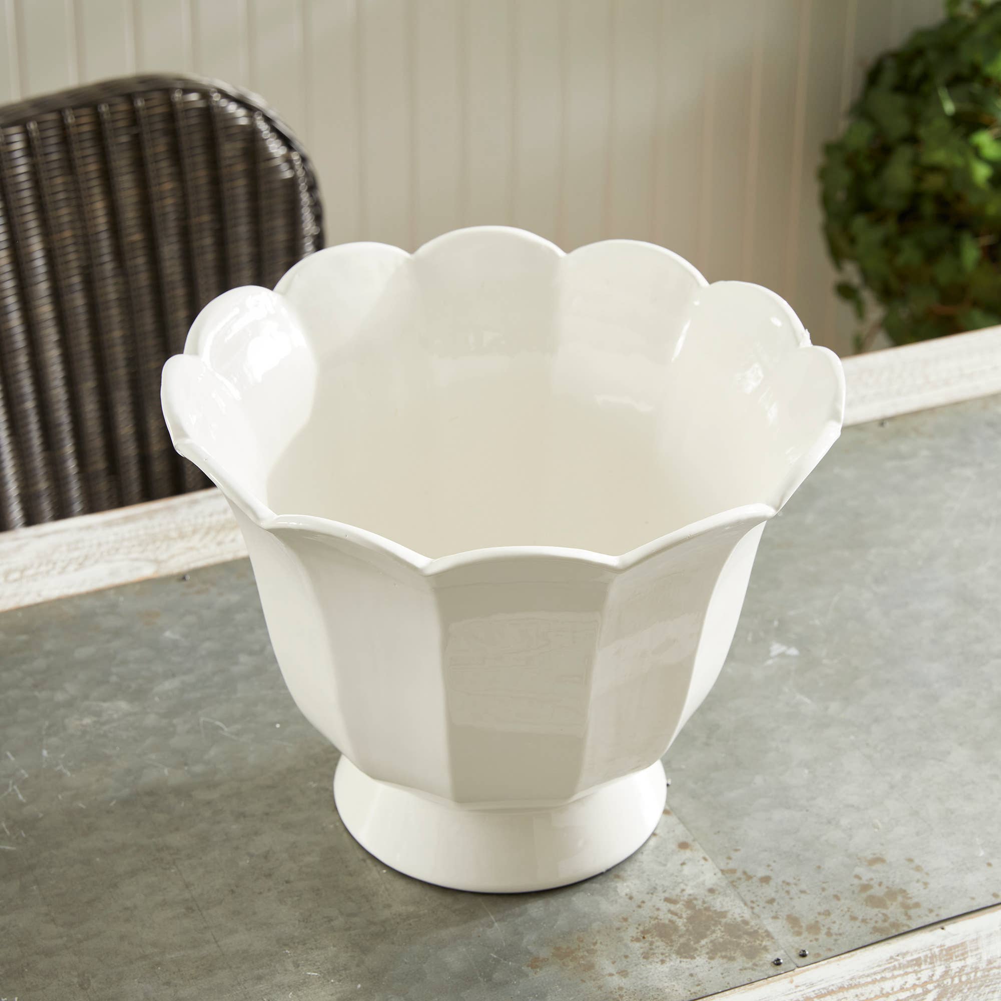 Napa Home & Garden - Wholesale Plant Pot - Mirabelle Fluted Cachepot Large3