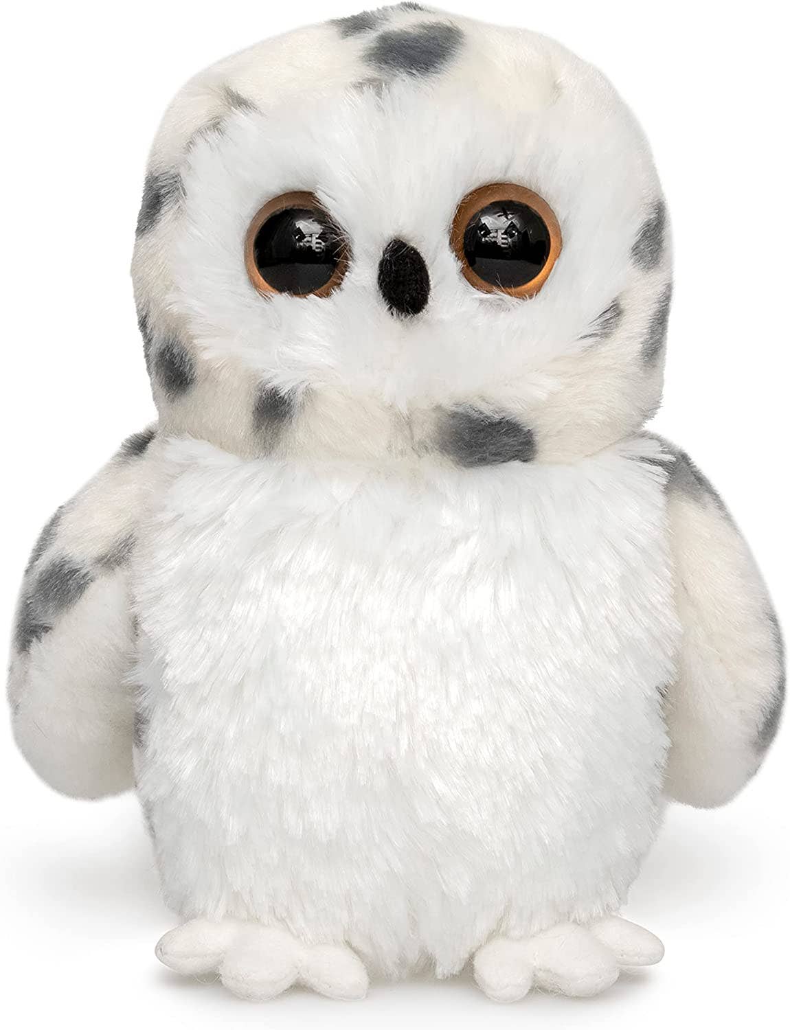 Jolitee Kids - Vendita all'ingrosso Peluche - Bambini e neonati - Giocattolo di peluche realistico di gufo delle nevi Hedda Owl bianco/grigio.