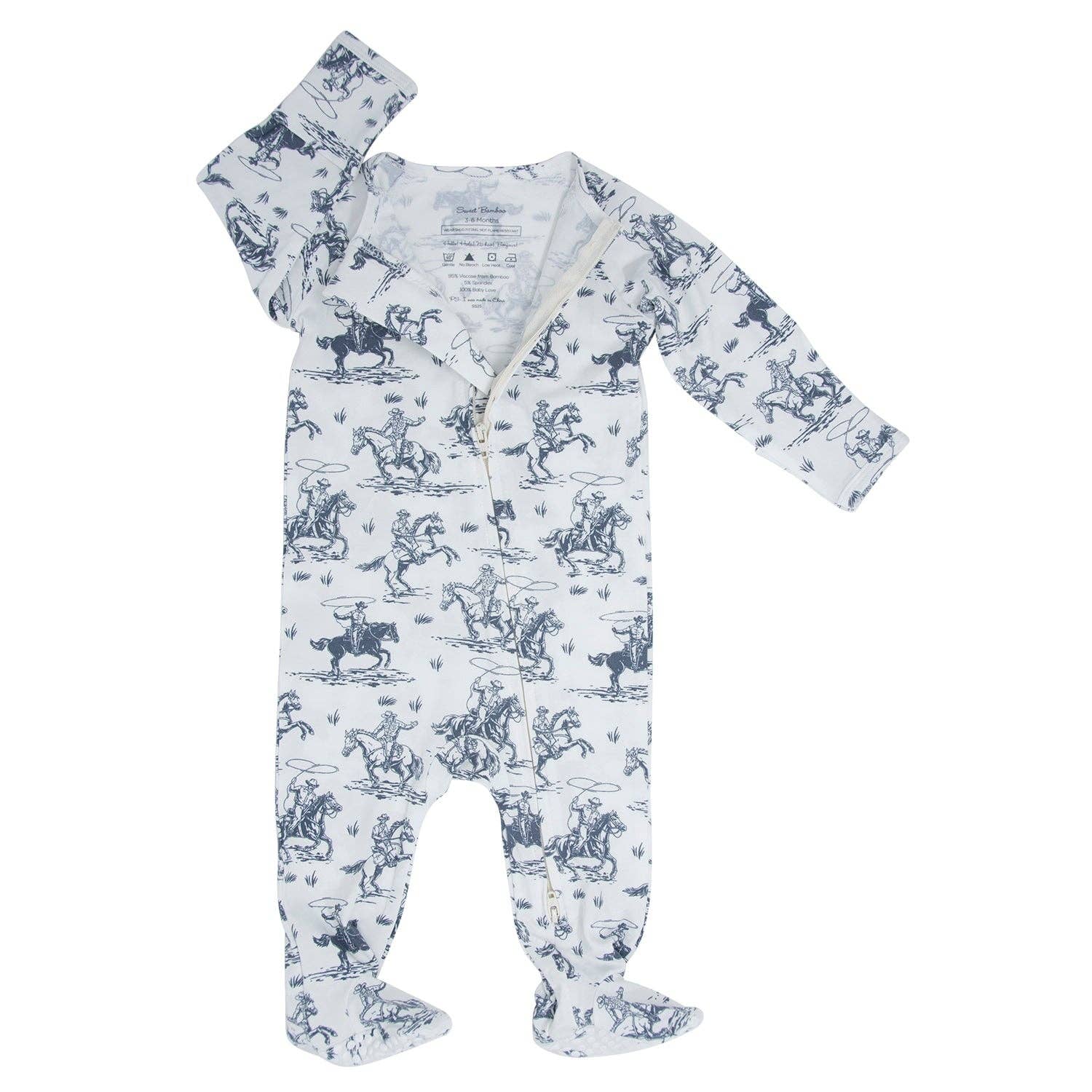 Rip's Ranch Zipper Footie for wholesale on Faire1