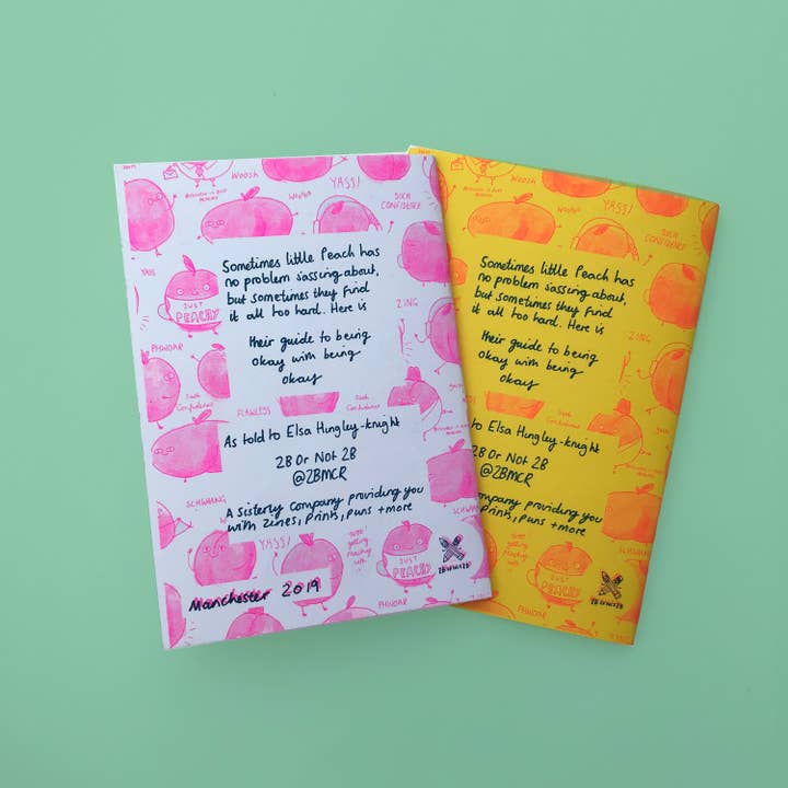 2B Or Not 2B - Wholesale Self-Help & Personal Development - Little Peach's Guide to Mental Health Neon Zine6