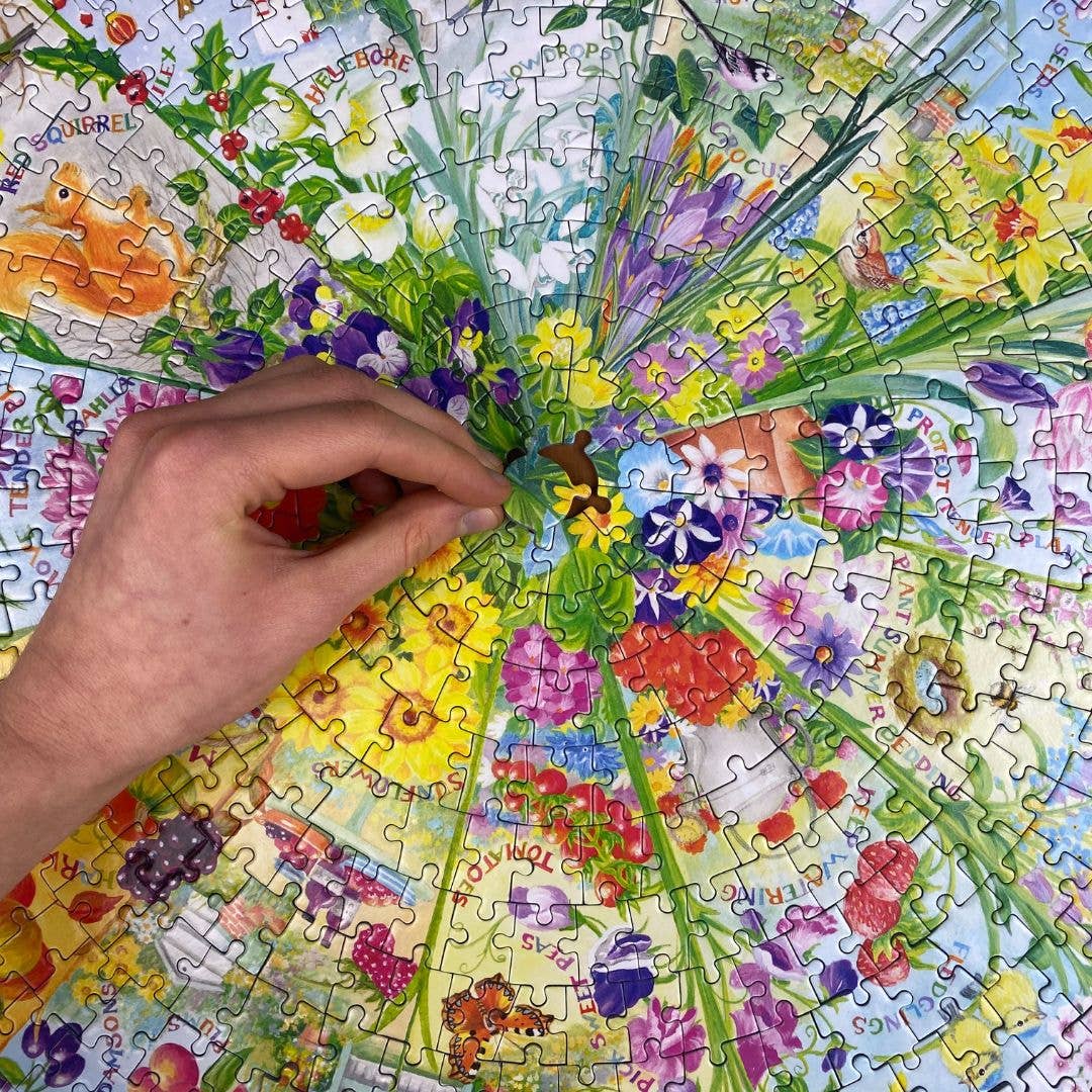Gibsons Games Inc - Wholesale Puzzle - Adult - A Year in the Garden 500 Piece Jigsaw Puzzle6