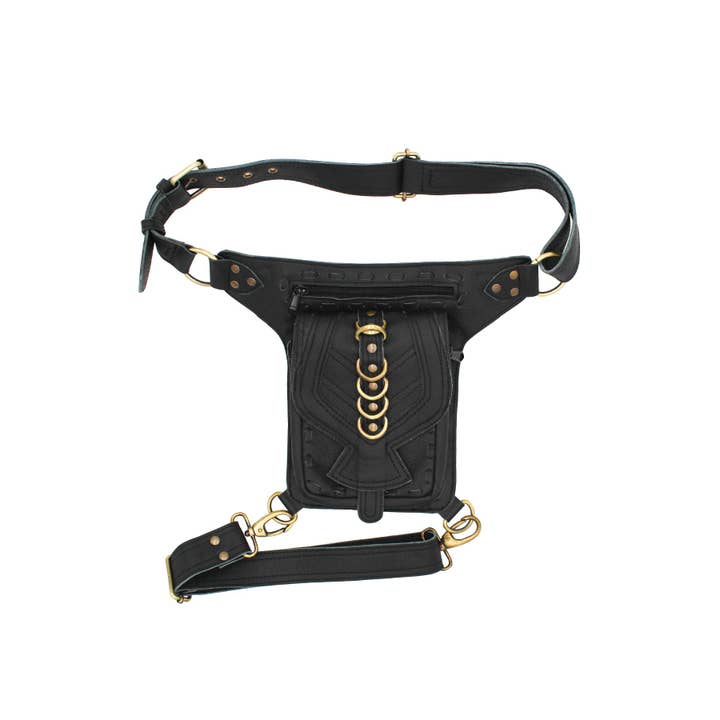 Lakhays Collection Inc. - Wholesale Belt Bag - Women's - D-ring Leaf Belt Bag