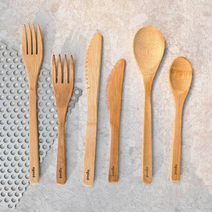 agood company - Wholesale Assorted Cutlery Set - Bamboo Cutlery Set Adult2