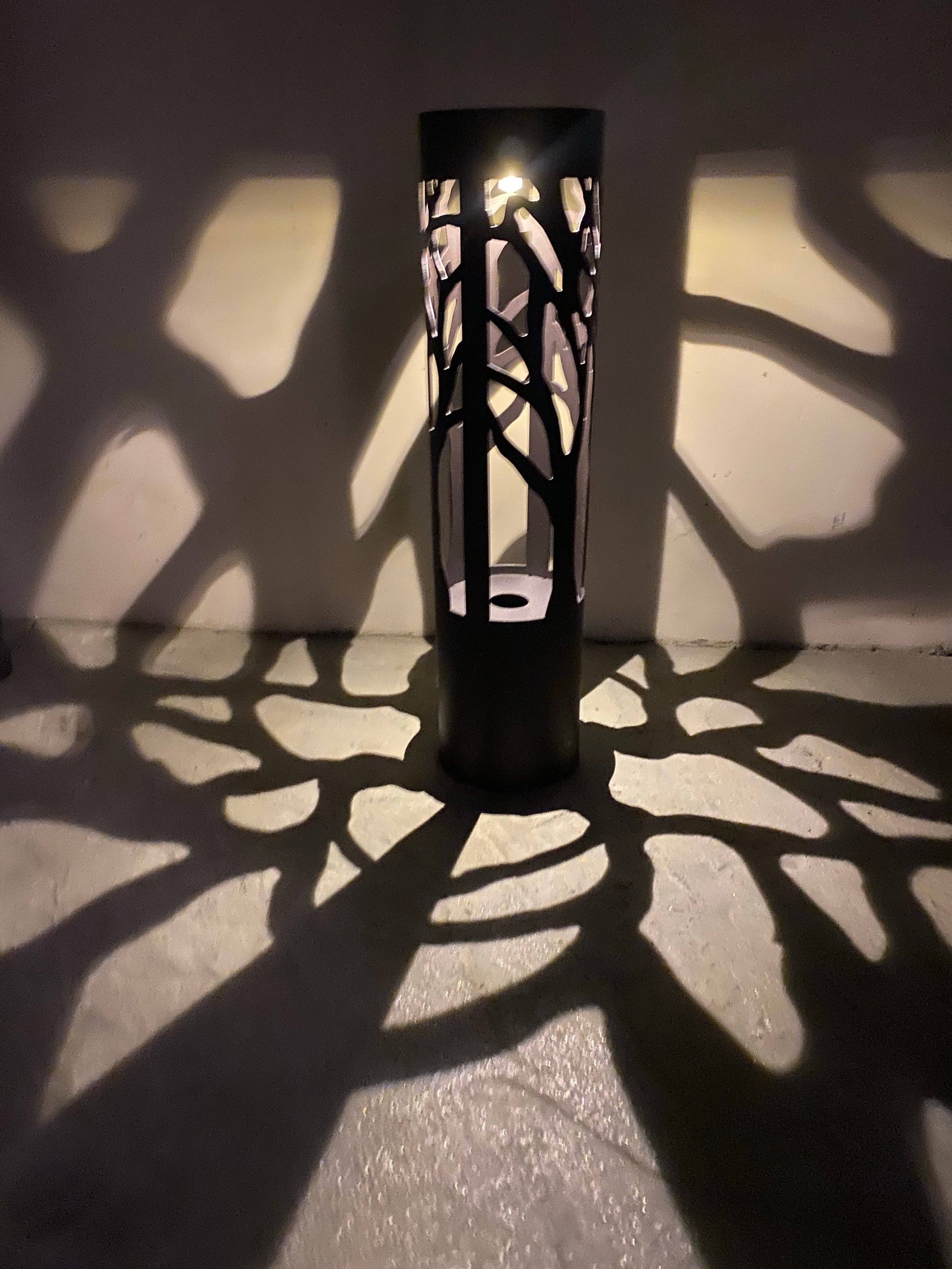 OutdoorSolarOutlet - Wholesale Outdoor/Lawn Light - SmartYard 10-Lumen Solar Bollard Light with Tree Design LED 2-Pack9