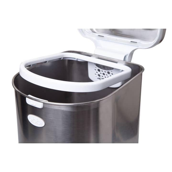 Ubbi - Wholesale Pet Poop Bag Dispenser - Chrome Pet Waste Pail1