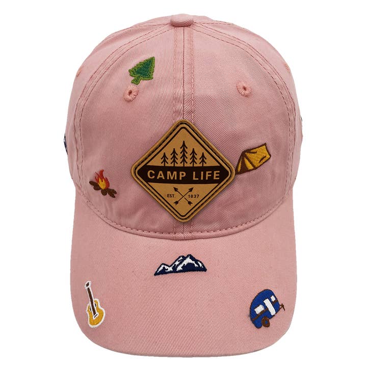 Northern Icons Creations INC - Wholesale Baseball cap – Unisex - Camp Life Outdoor Embroidered Baseball Cap, Adventure Camping Nature Hat for Travelers and Hikers1