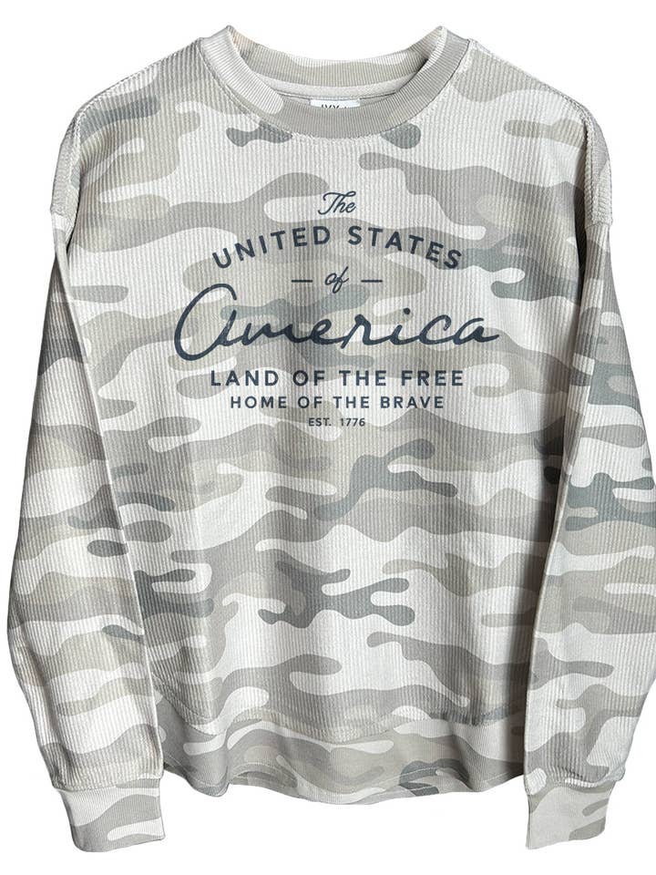 United States Of America (Front) Corded Poncho for wholesale by Shield Republic