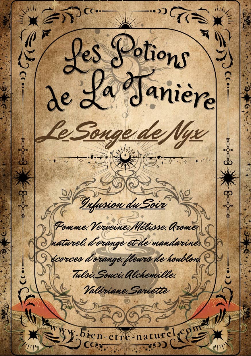 Desarwen - Wholesale Health/Detox Tea - Herbal tea Potion of the Lair The dream of Nyx Verbena melisse2