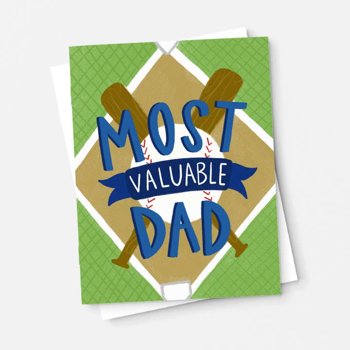Most Valuable Dad, Father's Day Card, Happy Father's Day for wholesale by Pen & Paint