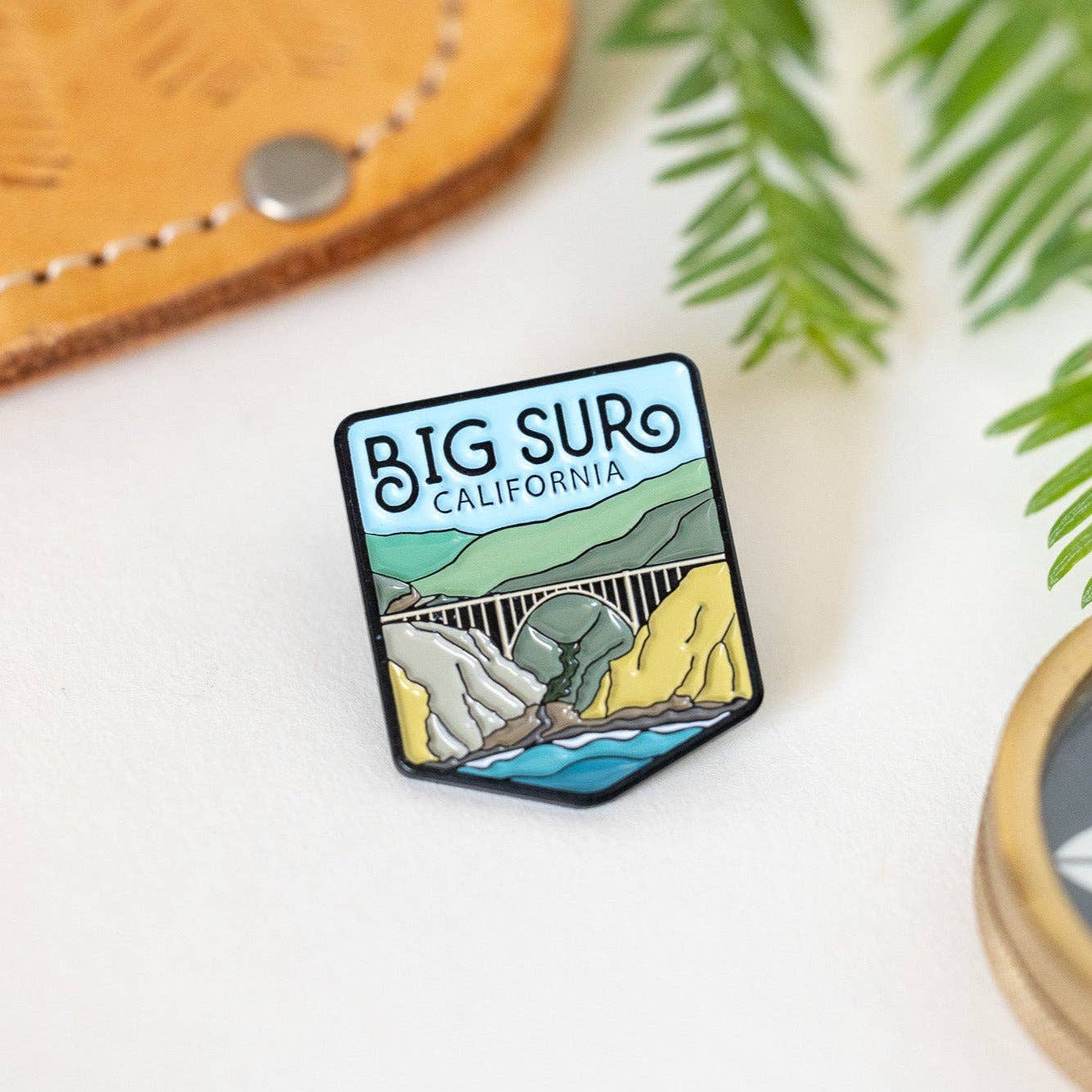 Squatchy - Wholesale Lapel Pin/Button - Big Sur California Enamel Pin0