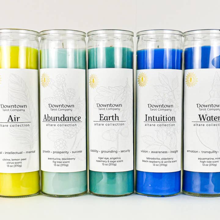 Downtown Tarot Company - Wholesale Votive Candle - Full Collection - Altar Candles (6 varieties)3