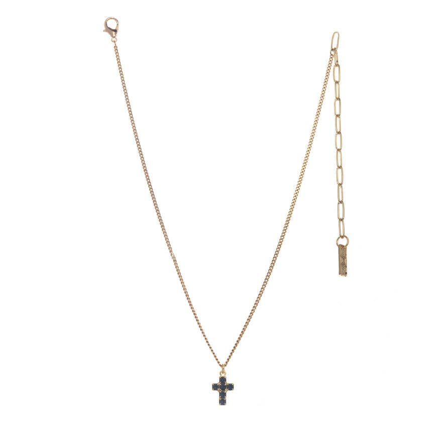 TOVA - Wholesale Pendant/Charm Necklace - Single Mini Cross Necklace0