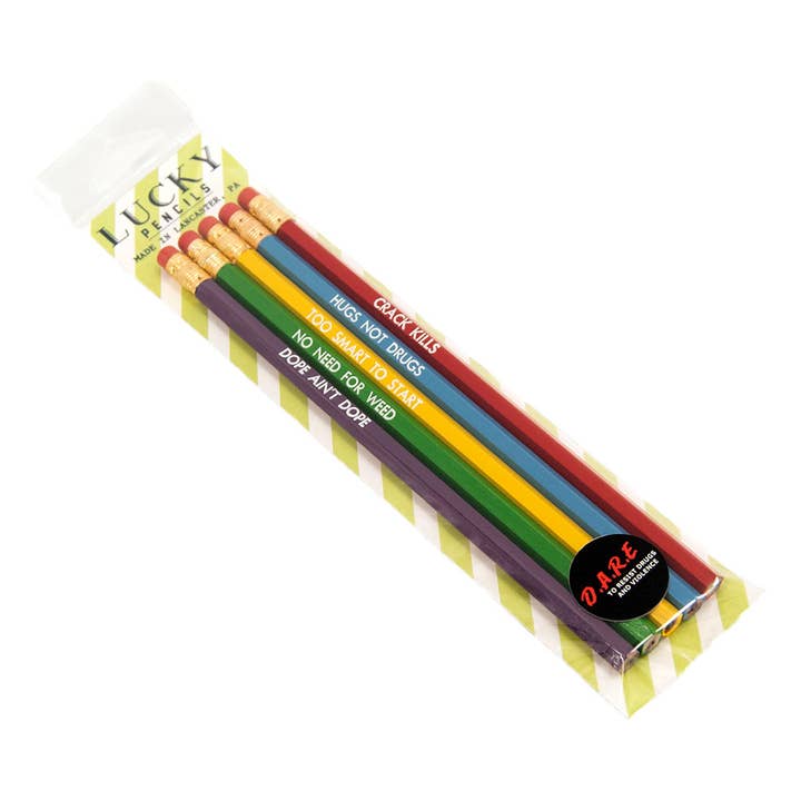 Paquete de lápices del programa D.A.R.E para venta al por mayor de Lucky Mfg. Co.