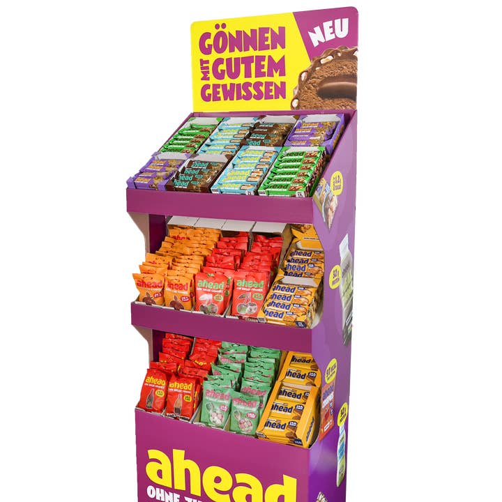 ahead - Vente Présentoir de commerçant - Nourriture et boissons - Présentoir de bonbons - 326 pcs. 10f. assortis.