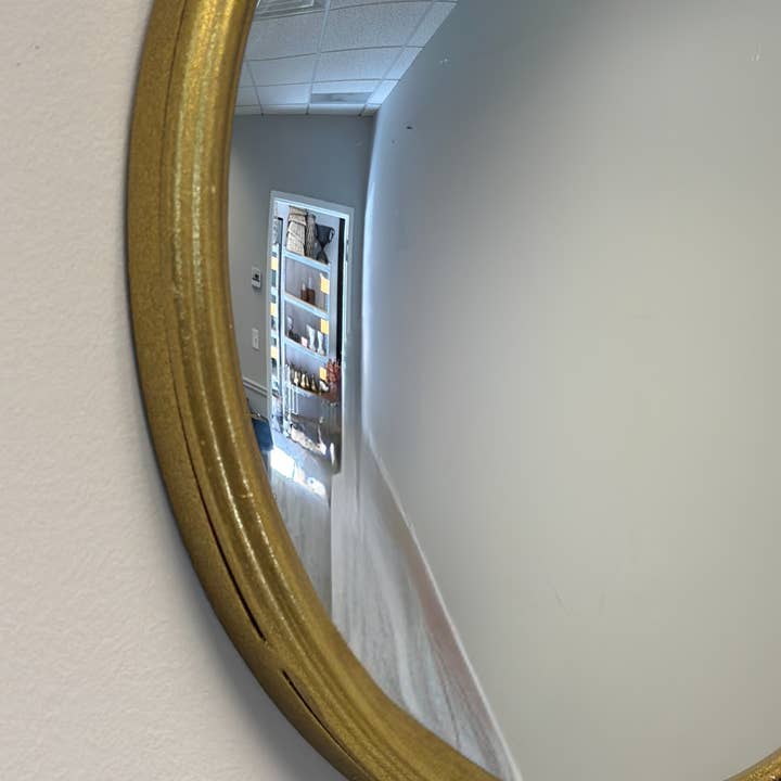 Vagabond Vintage - Wholesale Wall Mirror - Gold Round Convex Mirror2