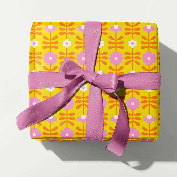 Flower Tower Gift Wrap Sheets or Roll for wholesale by My Darlin'