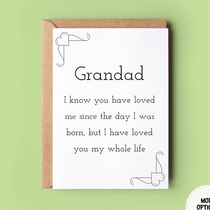 I Know You Have Loved Me Since I Was Born for wholesale by Wonky Cards
