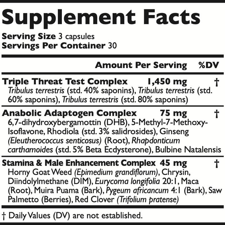Complete Nutrition - Wholesale Oral Supplement/Vitamin - 3 TEST OXO Lean Mass Gainer by Legal Limit Labs1