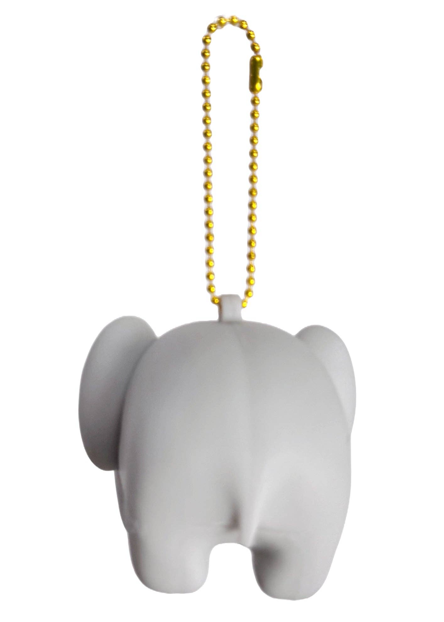 LASR - Wholesale Keychain - Women's - Miffy Elephant Terry Rubber Mascot Keychain 2.0 in Grey2