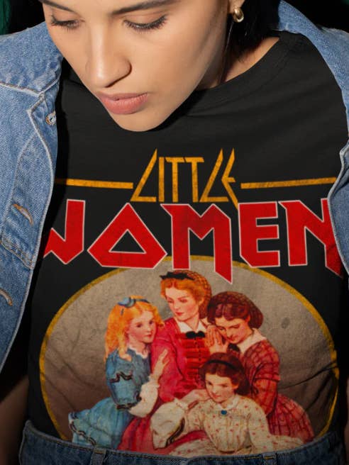 Little Women Parody Band Tee for wholesale by Wonder Witch Co