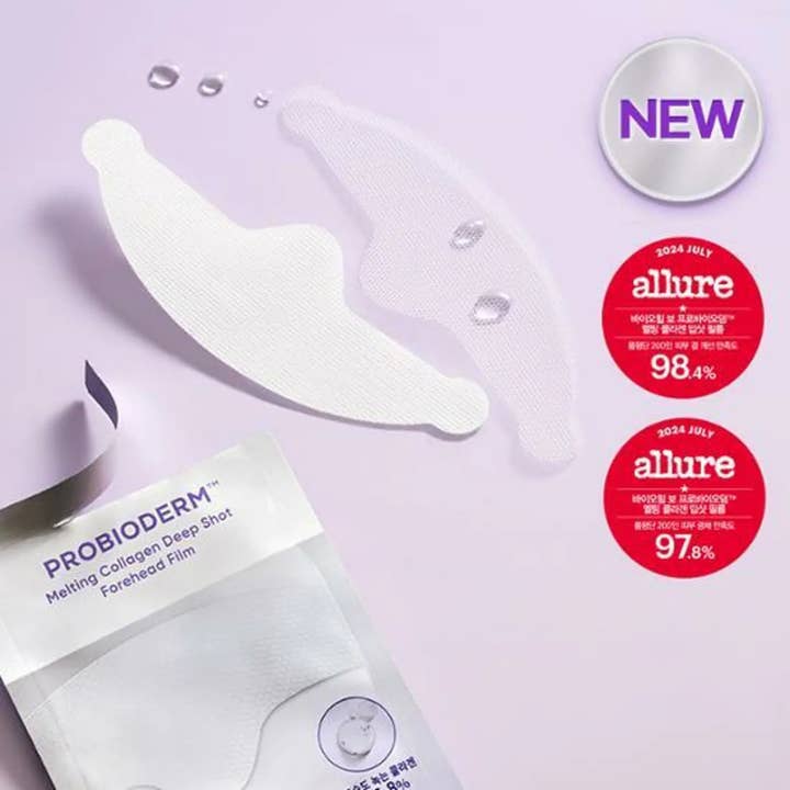 Glowiss - Wholesale Skincare Face Mask - BIOHEAL BOH Probioderm Melting Collagen Deep Shot Forehead Film 5 Servings Set (+Collagen Water 91 Mist 15ml)2