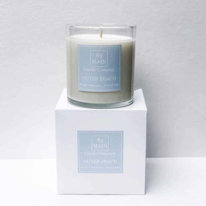 Bougie Tumbler Outer Beach pour la vente par 83 Main Candle Company