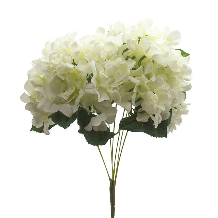 Heaven Sends – wholesale Artificial flowers – WHITE HYDRANGEA BUNCH
