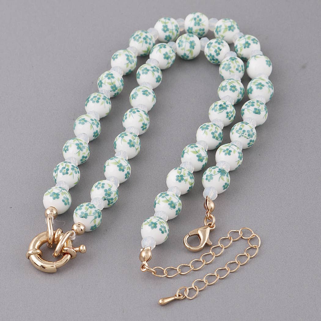 3AM BY H&D ACCESSORIES - Vente Collier de perles - Collier en perles de fleurs0