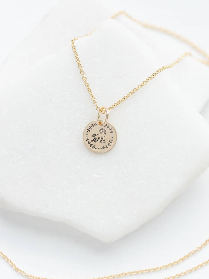 Colar Macaco - Jóias de Inspiração Animal da Selva por atacado de Rachelle-isms