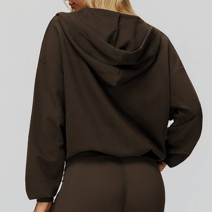 WONDERXFANS - Wholesale Athletic Jacket - Women's - V-neck hooded outdoor sports jacket11