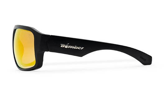 Under The Sun Originals / Bomber Eyewear - Wholesale Sunglasses - Unisex - Mega Bomb Safety - Photochromic Fire Red Orange Mirror1