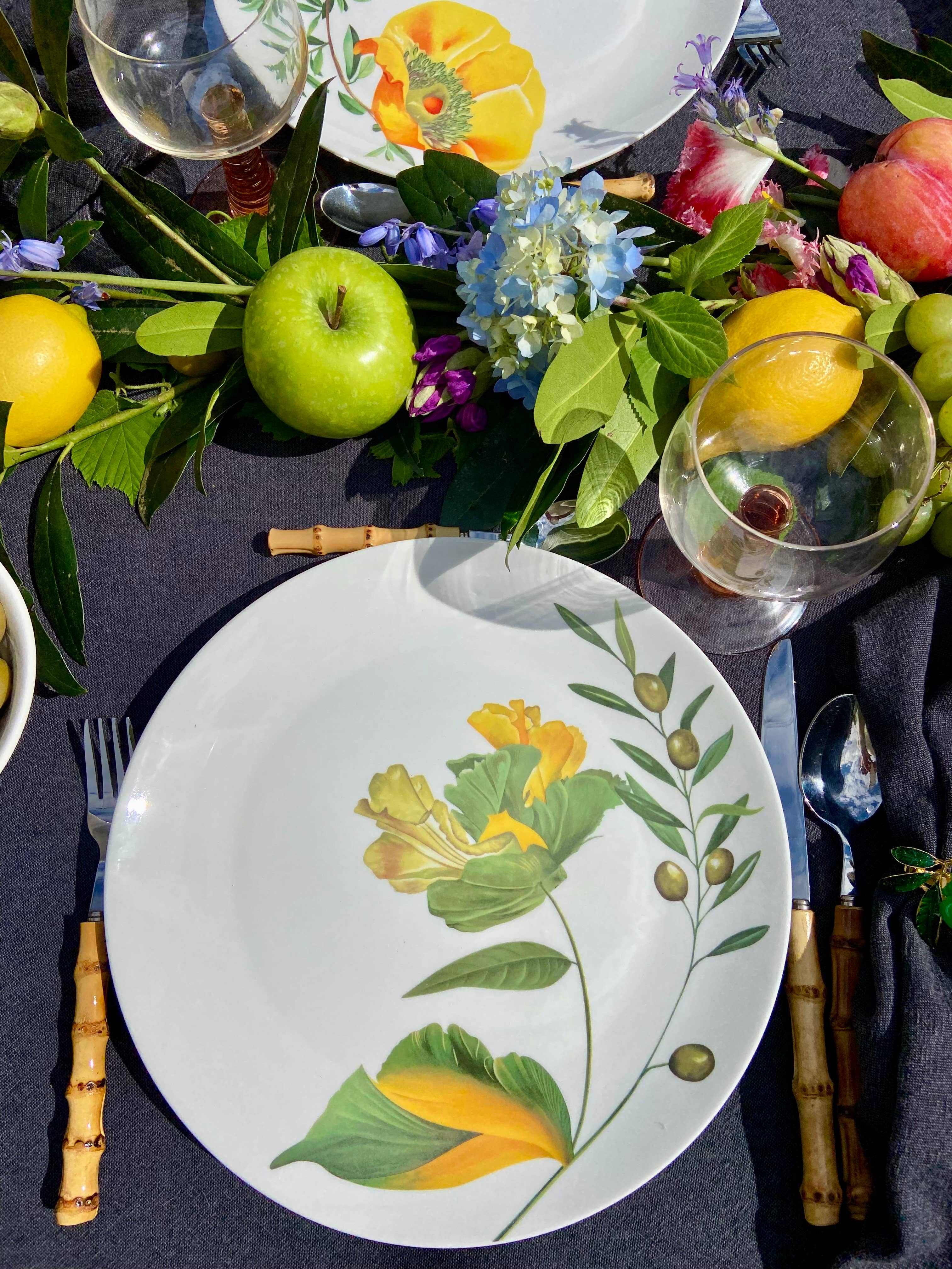 Bordy's - Vendita all'ingrosso Piatto - Botanical Wonders - Set di 4 piatti da cena13